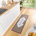 Hanse Home Collection koberce Behúň Cook & Clean 105728 Brown White Black - 50x150 cm