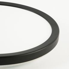 Brilagi - LED Kúpeľňové svietidlo ULTRA SLIM LED/24W/230V pr. 42 cm čierna IP54