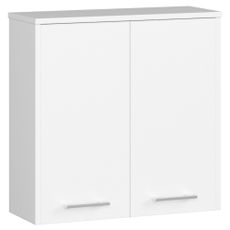 Ak furniture Závesná kúpeľňová skrinka Fin 60 cm biela