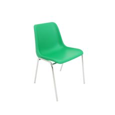 Konferenčná stolička Maxi chrom Zelená
