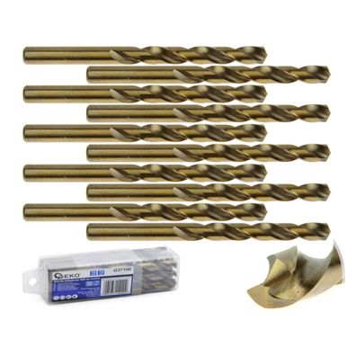 Kobaltový vrták HSS do kovu 10 mm 10ks (10/210)