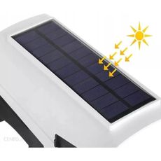 LED Solárne nástenné svietidlo so senzorom KAMERA LED/1W/3,7V IP44 + DO