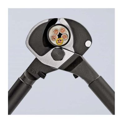 Káblové nožnice 500 mm. KNIPEX 95 12 500 - leštené, viaczložkové objímky