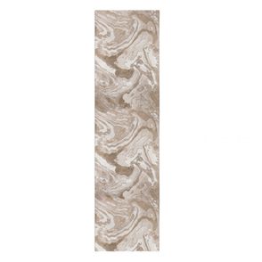 Béžový behúň 60x230 cm Marbled – Flair Rugs