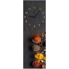 Sklenené hodiny 20X60 SPICES