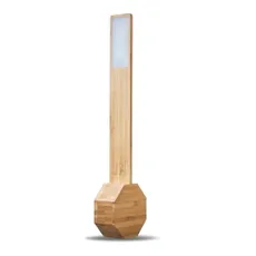 Bambusová LED stolová lampa v prírodnej farbe (výška 39,5 cm) Octagon One – Gingko
