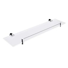 Nimco Bormo - Polička, dĺžka 50 cm, matné sklo/chróm BR 11091BX-50-26