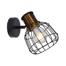 Klausen KL161010 - Nástenné bodové svietidlo GRIMY 1xE27/15W/230V