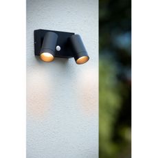 Lucide 09831/02/30 - Vonkajšie svietidlo so senzorom TAYLOR 2xGU10/50W/230V IP54