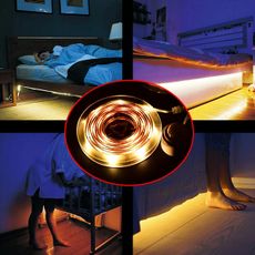 Solight WM56 - LED Pásik so senzorom 4xAAA 3000K 1m