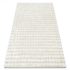 Biely koberec Bubble Rozmer: 120x170 cm