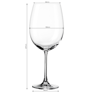 Poháre na červené víno a šampanské set 8 ks – Glas Lunasol META Glass - W0101