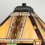 Quoizel QZ-NAVAJO-TL-VB - Stolná lampa NAVAJO 2xE27/60W/230V