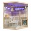 M-SPA - Suchá sauna s pecou a panelmi z himalayskej soli a izoláciou stien pre 4 osoby 180 x 180 x 200 cm 6 kW