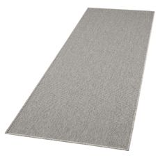 BT Carpet , Behúň Nature 103533 Silver Grey – na von aj na doma, 80x250, šedá, chodba / predsieň