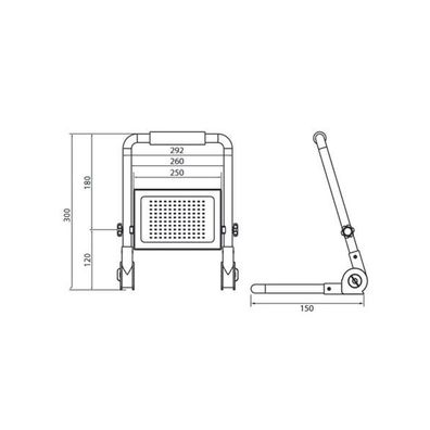 LED Reflektor so stojanom ADVIVE WORK LED/100W/230V IP65