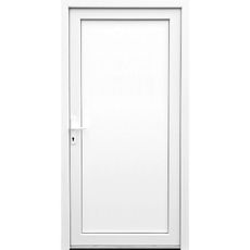 Plastové vedlajšie vchodové dvere 4-komorové biele, 980 x 1980 mm, P