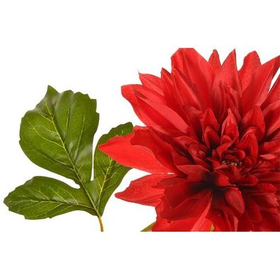 Umelá kvetina Dahlia červená, 68 cm