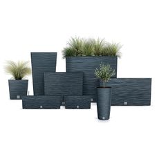 NABBI DFRH250 plastový kvetináč 25 cm modrá
