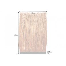 Stojacia lampa Natural Paravent 180cm natural longan wood