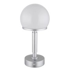 Globo 21034SI - LED Nab. dot. stol. lampa HAKU LED/2,5W/5V 2800K strieborná