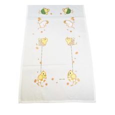 Veľkonočný obrus Kuriatka žlté 40x110cm TiaHome