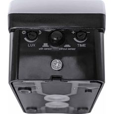 LED vonkajšie nástenné svietidlo so snímačom pohybu a súmraku, 20 W, 230 V, IP65