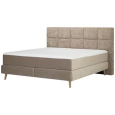 Carryhome BOXSPRINGOVÁ POSTEĽ, 180/200 cm, svetloružová, béžová