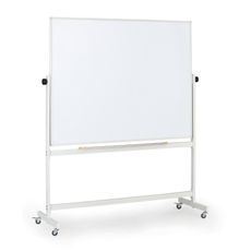 Mobilná otočná magnetická tabuľa, lakovaný povrch, 1500 x 1200 mm