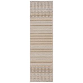 Flair Rugs koberce Behúň Verve Elton Stripe Beige - 60x240 cm