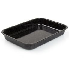 Banquet Pekáč smaltovaný CULINARIA Black 42 x 29 x 6 cm, L