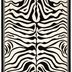 Alfa Carpets  Kusový koberec Zebra black/white - 120x170 cm