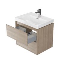 Cersanit S924-008 - Kúpeľňová skrinka pod umývadlo BARBARA 53,3x59,4 cm dub