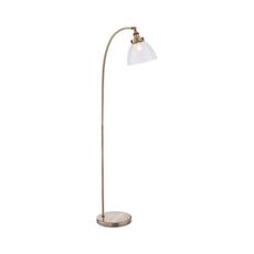 Endon 77860 - Stojacia lampa HANSEN 1xE27/40W/230V mosadz