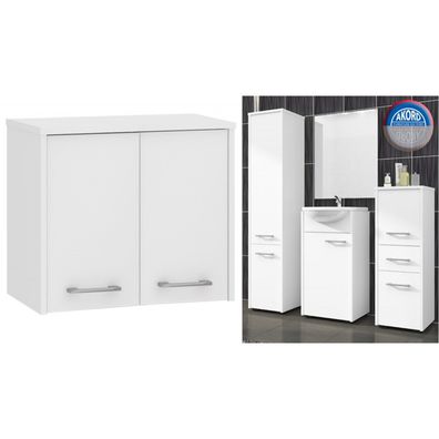 Kúpeľňová skrinka W 60cm FIN 2D biela