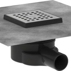 Podlahový vpust DN40 Hansgrohe RainDrain Point 10 cm kefovaný nerez nerez 56246800