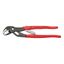 Kliešte SmartGrip 250 mm s automatickým nastavením. Knipex 85 01 250 - DIN ISO 8976 - leštená hlava, plastové rukoväte
