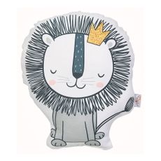 Detský vankúšik s prímesou bavlny Mike & Co. NEW YORK Pillow Toy Lion, 33 x 28 cm
