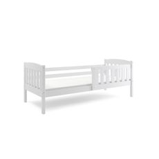 Interbeds Jednolôžková posteľ Kubus1 pre teenagerov 190x90 s matracom - biela