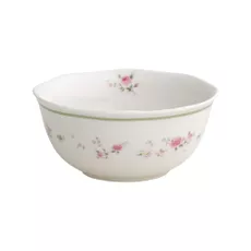 Súprava 2 bielych porcelánových misiek Brandani Nonna Rossa, ⌀ 14 cm