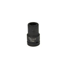 Nárazové zásuvky 1" 24 mm čierne (50)
