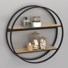 Nástenná polica SHELF pr. 62,5 cm dub
