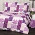 4Home Krepové obliečky Patchwork violet