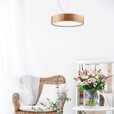 Brilagi - LED Luster na lanku CARVALHO 2xE27/60W/230V dub pr. 37 cm