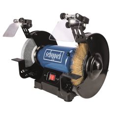Scheppach SM 200 LB - dvojkotúčová brúska kotúč/kefa