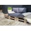 Golden Garden Paletové sedenie GG29 podsedák a vankúš 120cm x 80cm x 15cm Melange