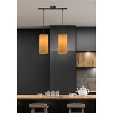 Svetlohnedé závesné svietidlo ø 12 cm Ballo – Candellux Lighting