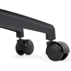 Kancelárska ergonomická stolička GRANT - sieť, látka, čierna