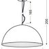 Závesná lampa AMALFI 1xE27 Candellux 30 cm