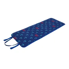 Modrý záhradný sedák na ležadlo 52x148 cm Anchors – B.E.S.